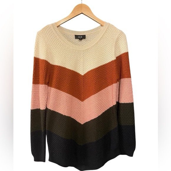 AGB Multicolor Chevron Sweater - Picture 2 of 3
